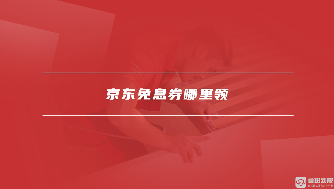 京东免息券