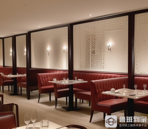 餐厅隔断效果图