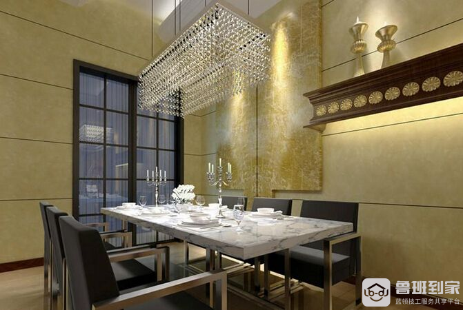专业师傅讲解餐厅吊灯的安装高度