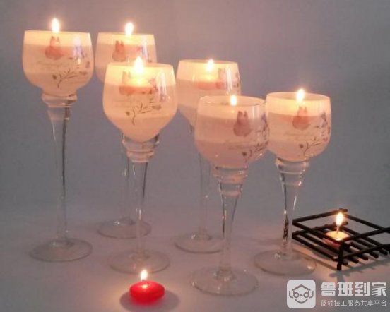 复古浪漫的玻璃烛台如何保养与清洁