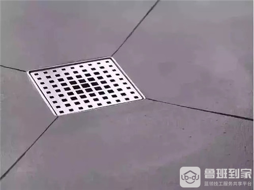 地漏瓷砖怎么贴流水快之十字铺贴法