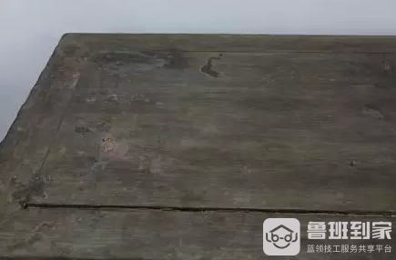 修复前漆类物污垢