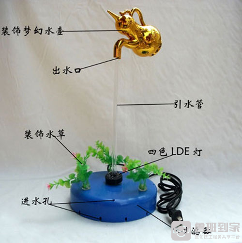 带有造型的鱼缸过滤器