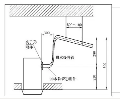 升泵的冷凝水管安装图例