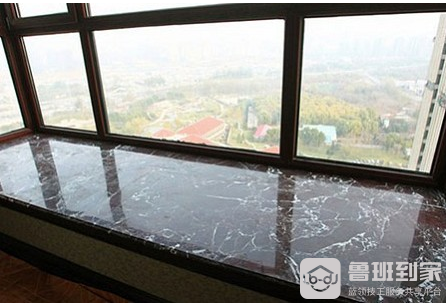 窗台板材料：大理石