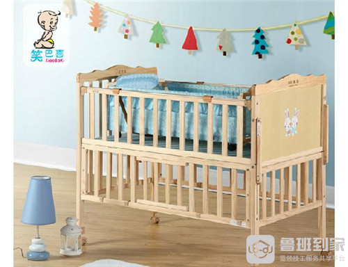 笑巴喜婴儿床安装详细分解图3