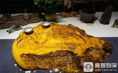 金丝楠木茶盘