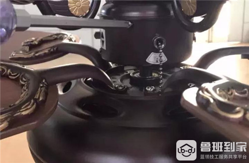 风扇灯安装步骤三