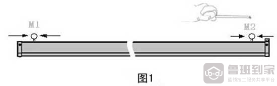 吊挂式投影幕布安装图1
