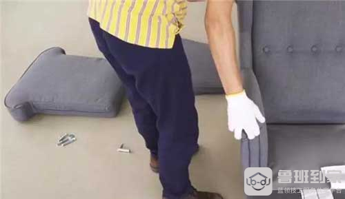 宜家斯佳蒙单人沙发安装步骤