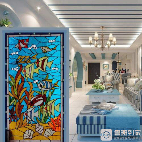 彩绘玻璃隔断安装要注意些什么