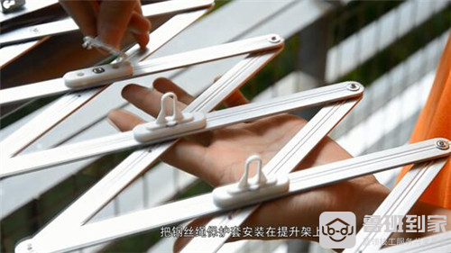 欧兰特电动晾衣架安装图八