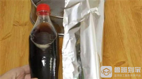 可乐+锡箔纸去锈法