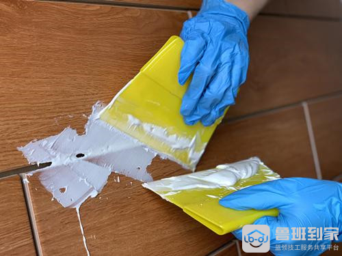 环氧彩砂美缝剂施工图4