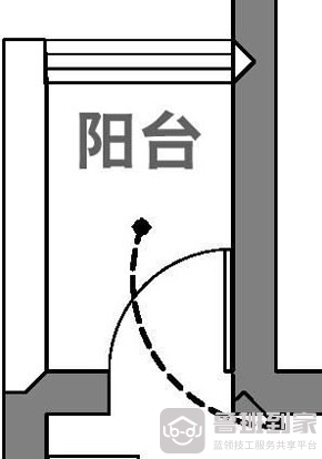 厨房阳台灯具点位图