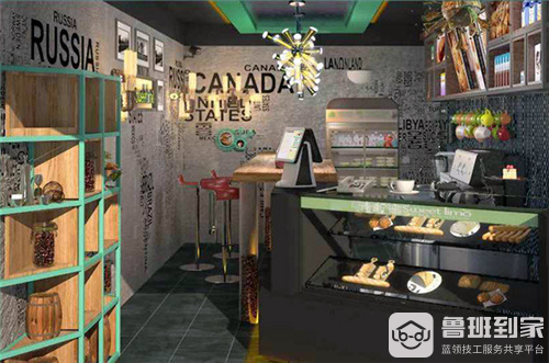 奶茶店装修风格之清新文艺风格