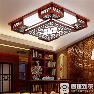 中式吸顶灯怎么安装拆卸