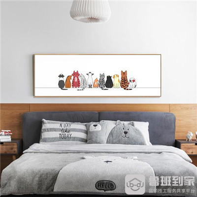 1米8的床头挂多大的画合适？看完就知道了