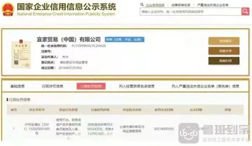 因儿童家具标识不及格  宜家再次被罚款78万元