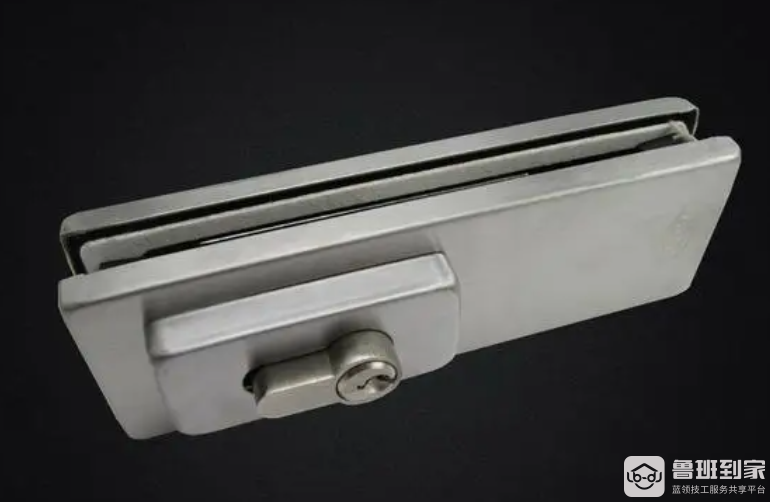 玻璃门地锁怎么安装