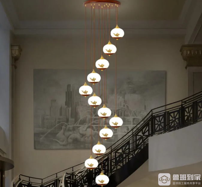 楼梯吊灯
