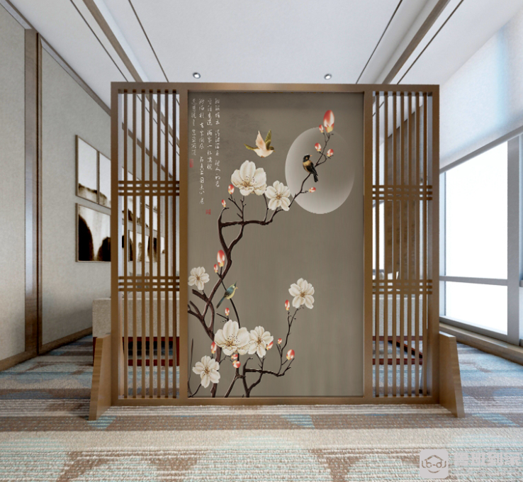 中式屏风
