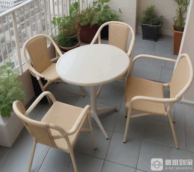 阳台小桌椅
