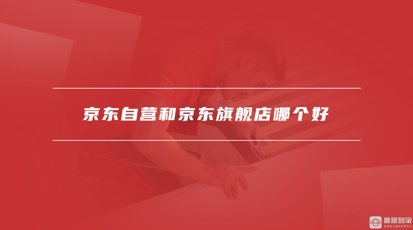京东自营和京东旗舰店哪个好