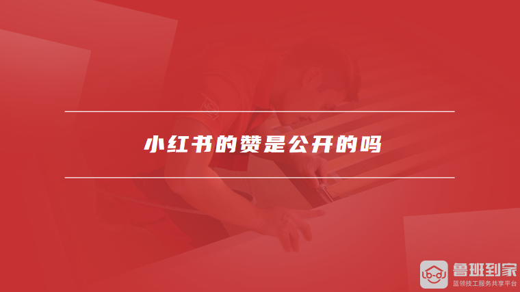 小红书的赞是公开的吗