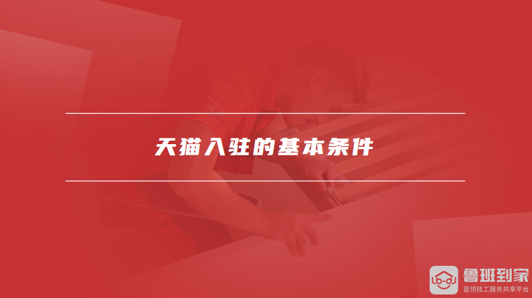 天猫入驻的基本条件