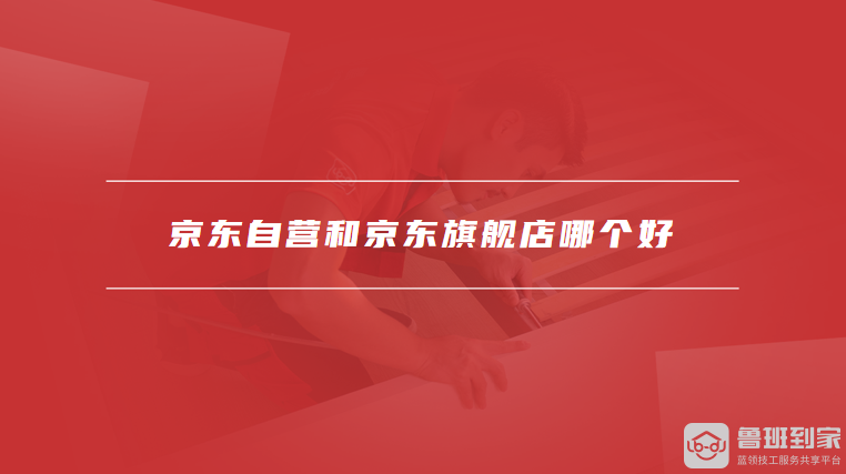 京东自营和京东旗舰店哪个好
