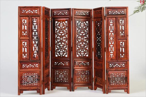 中式屏风是中国传统家具屏风的缩写.