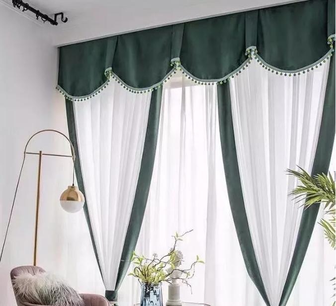 窗帘镶边设计好看吗?看看这些效果图就知道